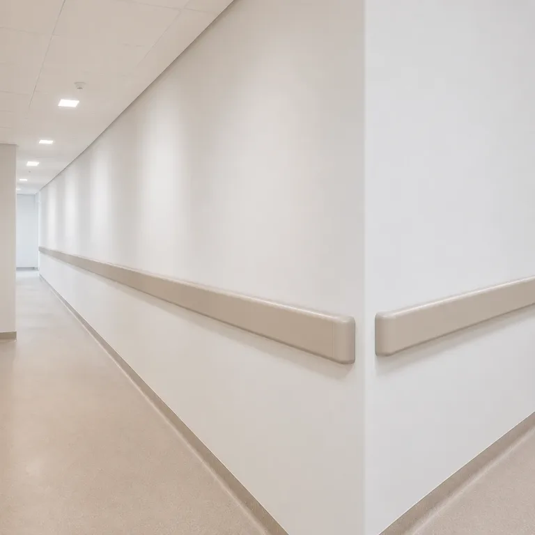 Bate-maca e corrimão hospitalar personalizado