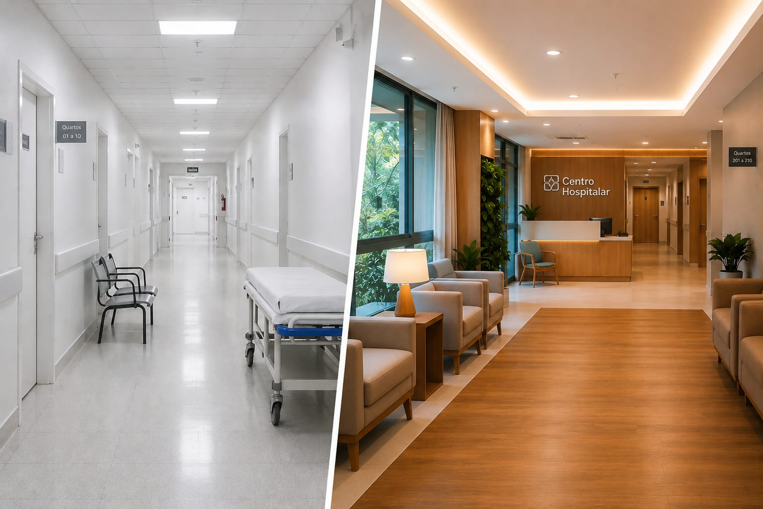 Hospital com cara de hospital é coisa do passado?