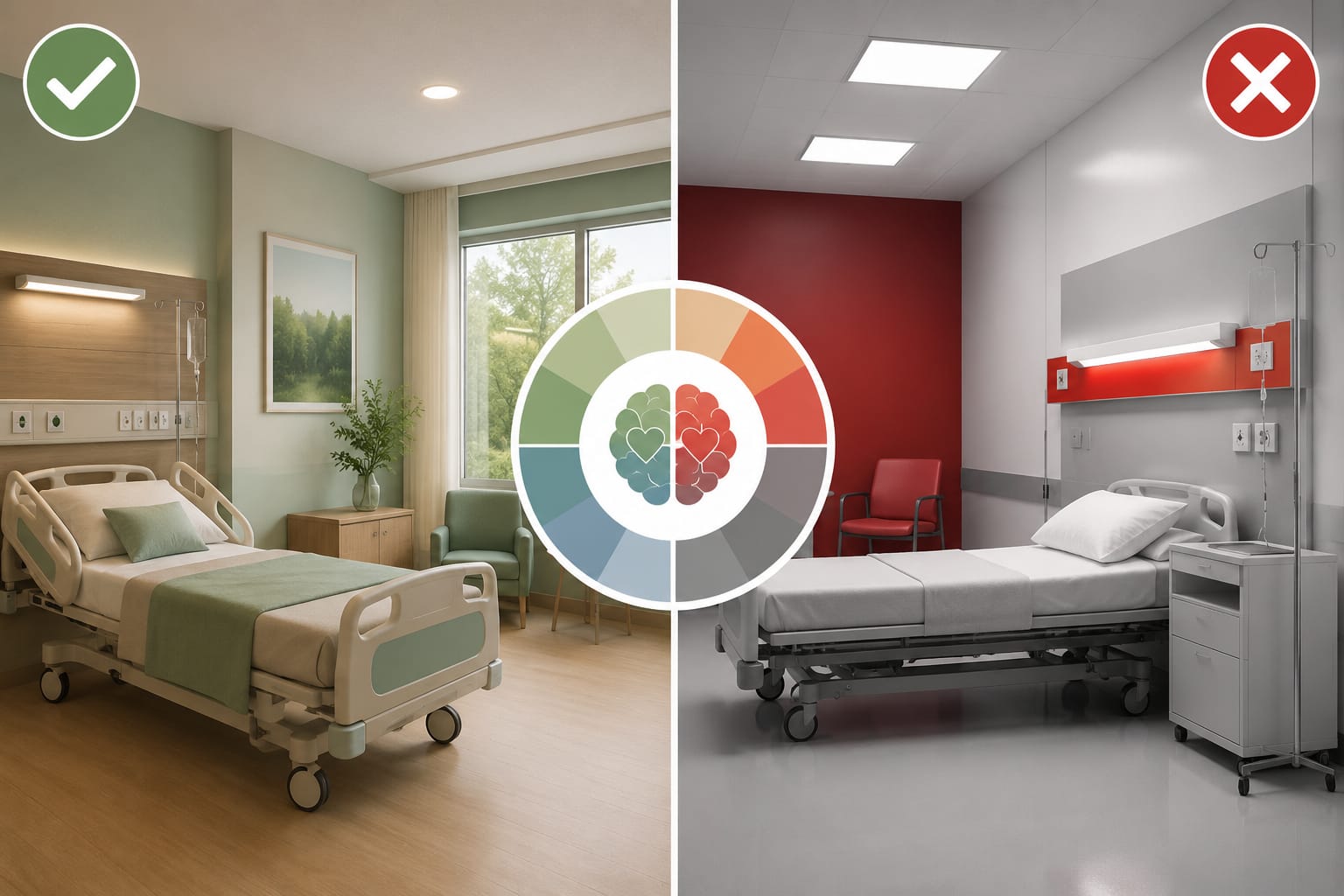 O impacto das cores na recuperação dos pacientes