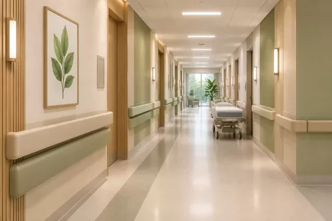 corredores hospitalares modernos como a arquitetura esta transformando seguranca humanizacao e durabilidade