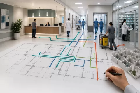 fluxos hospitalares e o desafio invisivel da arquitetura