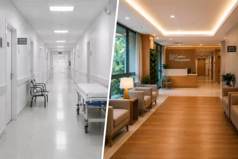 hospital com cara de hospital e coisa do passado